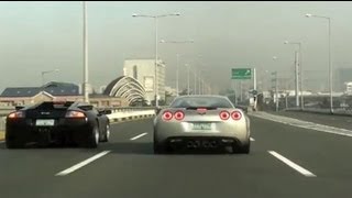 Lamborghini vs Corvette Z06 [upl. by Avrenim546]