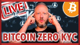 LIVE BITCOIN ZERO KYC Domande e Risposte e una SUPER riflessione [upl. by Boycey151]