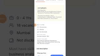 Vacancy for business analyst  freshers jobs for business analyst itjobs2024 businessanalyst [upl. by Nyrret950]