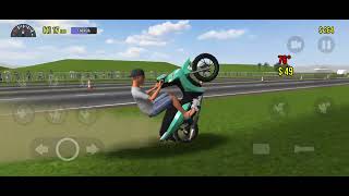 rolê de Biz no jogo para celular 📱 moto Wheelie 3D [upl. by Airtemed]