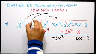 A19 División de polinomio entre polinomio [upl. by Naesad]