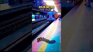 Delhi metro train 🚈🥀welcome to delhi metro 2024  SS family vlogs 2M [upl. by Kcyred666]