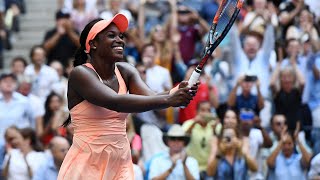 2017 US Open Sloane Stephens Winners Walk Presented By Emirates [upl. by Brag]