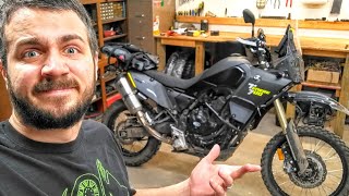 Why The Tenere 700 is so Uncomfortable amp How To Fix It  Handlebar Swap [upl. by Imij191]