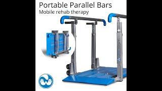 Portable Parallel Bar™ for Physical Therapy [upl. by Rebmeced]