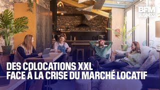 Des colocations XXL face à la crise du marché locatif [upl. by Meehyr196]