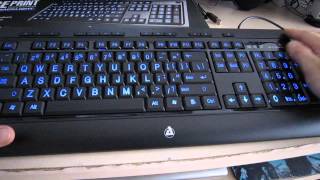 Azio KB505U keyboard [upl. by Gemina]