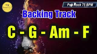 Rock Pop Backing Track C Major  C G Am F  Guitar Backing Track [upl. by Staffan]