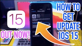 How to Get Software Update iOS 15 on iPhone All Device [upl. by Nwahsem]