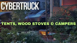 Sneak Peaks On Our New Cybertruck RBM Wood Stove and 3 New Camper Builds [upl. by Benjy]