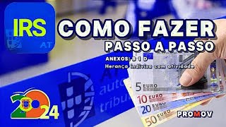 IRS 2024 Como preencher a declaração passo a passo  Como fazer o IRS 2024 [upl. by Lymann]