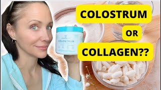 COLOSTRUM VS COLLAGEN Is Colostrum Better [upl. by Ecneralc]