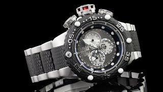 Invicta 21673 52mm Subaqua Noma VI Gunmetal Dial Swiss Master Calendar Chronograph Bracelet Watch [upl. by Tiffanie]