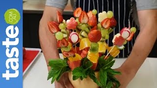 How to make fruit kebabs  tastecomau [upl. by Flieger]