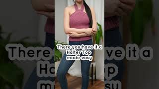 How to Crochet a Halter Top in 4 Easy Steps [upl. by Firehs]