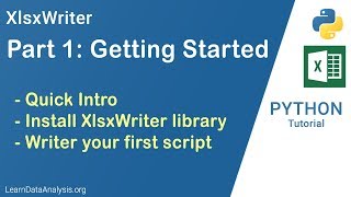 Automate Excel with Python and XlsxWriter Part 1 Getting Started [upl. by Anil]