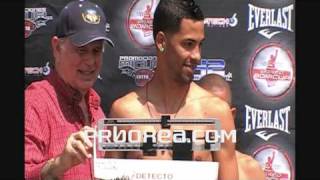 Pesaje Boxeo Boricua Luis Cruz vs Leon Bobo en Caguas Promociones MIguel Cotto prboxeacom [upl. by Assili954]