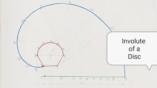 Involute Of a Disc [upl. by Alikat441]