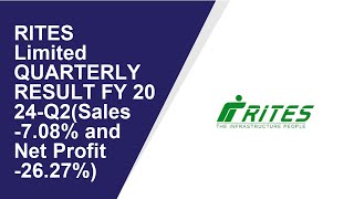 RITES Limited Standalone Quarterly Result  Q2 Result 2024  RITES Limited latest news [upl. by Ialda]