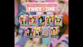 SUPERSTAR JYP Collecting TWICEs quotTWICE  ZINEquot LE Theme  BG WALLPAPERS [upl. by Inverson]