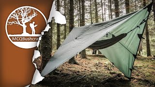 Bushcraft Hammock amp Tarp Setup [upl. by Procto]