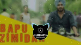 Bapu Zimidar SJ Bass Boosted Jassi Gill  New Punjabi Songs [upl. by Haim15]