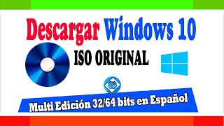 Descargar ISO Oficial de Windows 10 3264 bits GRATIS Para USB 2024 [upl. by Anaibaf]