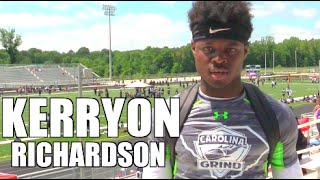 🔥🔥🔥Kerryon Richardson 17  Airport High West Columbia  SC Junior Year Spotlight [upl. by Landel]