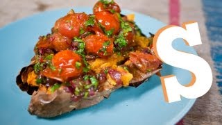 Jerk Sweet Potato Recipe  SORTED [upl. by Astrea203]