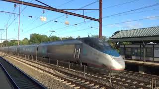 Amtrak Acela Train at Croydon Station [upl. by Anuahc484]