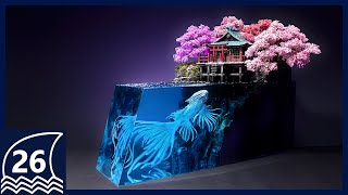 Diorama of Four Seasons Shrine and Guardian Part 1 [upl. by Eilime]