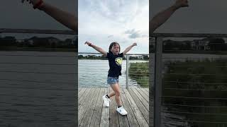 Rylee Dancing on the Dock not Rehearsed [upl. by Ahsead]