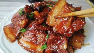 My Chinese Employers Recipe of Pork Belly Hongshaorou chinesestylerecipe [upl. by Mable]