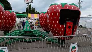 Richland County Fair Midway 2023 McGinnis Amusements [upl. by Ahsaela635]