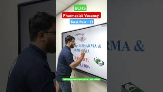 ECHS 12 Pharmacist Vacancy  Check Complete Details pharmacist echs [upl. by Etnaled]