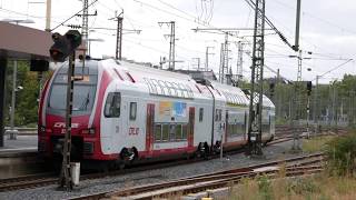 Züge im Düsseldorf Hauptbahnhof 4K [upl. by Kirsti541]