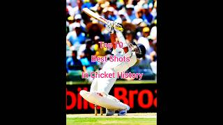 Top 10 Best Shots In Cricket History😱 [upl. by Lerim]