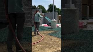 this is the hydroseeding process in America [upl. by Latt856]