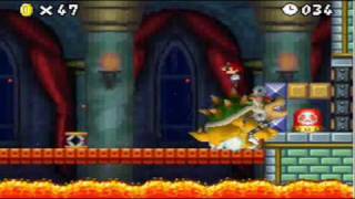 NSMB Custom Bowser Arena level edit [upl. by Tootsie]