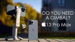 iPhone 13 Pro Max Video Stabilisation VS gimbal comparison [upl. by Onfroi]