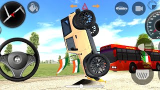 Dollar Song Modified Mahindra White Orange Thar 💛  Indian Car Simulator 3D  Android Game Play [upl. by Aioj]