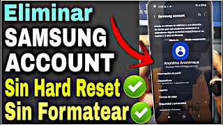 Eliminar Samsung Account Sin Hard Reset  Sin Formatear  Free Gratis [upl. by Yrennalf]