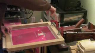 DIY Homemade Screen Printing Press  Livin Country USA Tshirts [upl. by Ati]