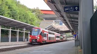 CFL 2205 vertrekt van station PfaffenthalKirchberg op 1282024 [upl. by Jannery]