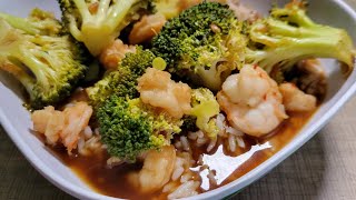 The Easiest Shrimp amp Broccoli ever Healthy Recipes Low Calorie High Protein meals [upl. by Feola678]