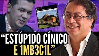 Periodista quiso burlarse de Petro y así quedó en r1d1cul0 [upl. by Lemhar521]