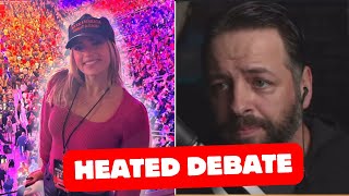 Andrew Wilson EXPOSES Fake conservative girl GRIFTER Heated debate Whatever podcast [upl. by Dirgni]