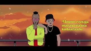 Sharma Boy ft Qare The Mask  Kuxumee Saaxib Official Animation Video [upl. by Adallard]