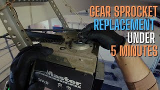 LiftMaster Gear Sprocket Replacement Under 5 Minutes [upl. by Lorilee]