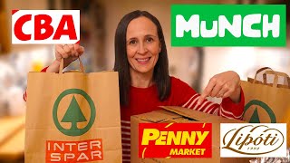 5 MUNCH csomagot teszteltem  SPAR PENNY CBA LIPÓTI [upl. by Snehpets]